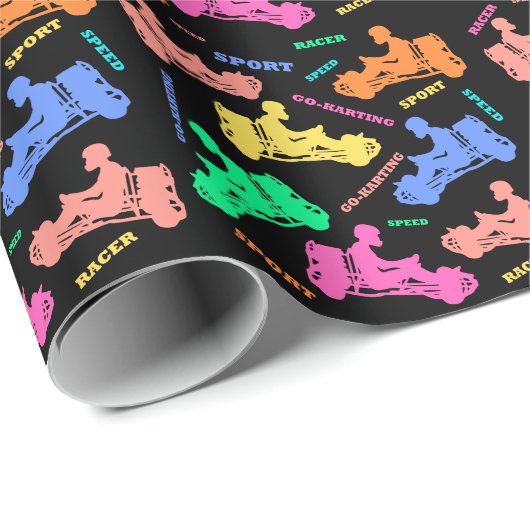 Go-karting Cadeaupapier (Rol Hoek)