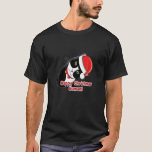 Go Kewl Graphics Santa Cat T-shirt