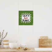 Go Knit Poster Poster Wall Art (Cuisine)