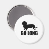 Go Long Dacshund Magneet (Voorkant / Achterkant)