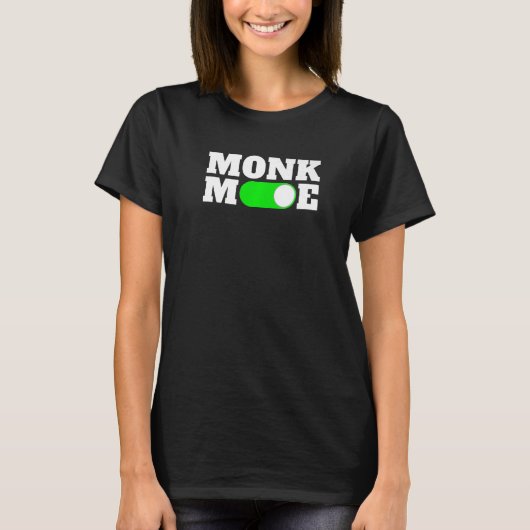 Go Monk Mode Dopamine Detox Premium T-shirt (Voorkant)