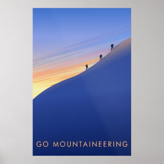 Go Mountaineering Travel Poster