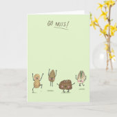 Go Nuts! Greetings Card Kaart (Gele Bloem)