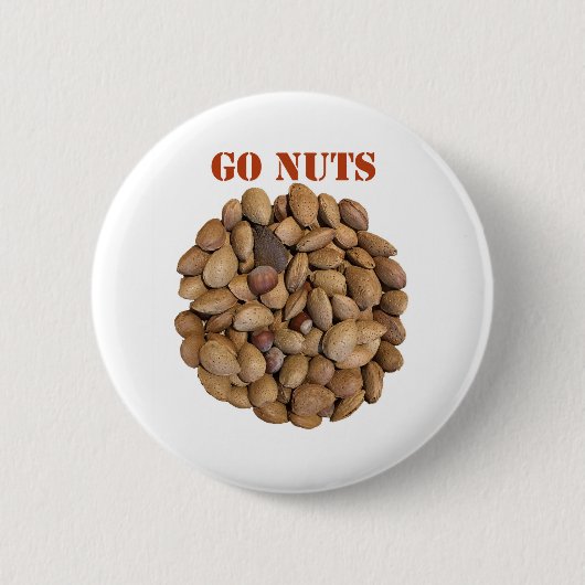 Go Nuts Ronde Button 5,7 Cm (Voorkant)