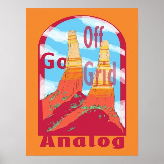 Go Off Grid Poster (Voorkant)