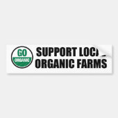 Go Organic Bumpersticker (Voorkant)