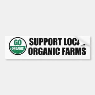 Go Organic Bumpersticker