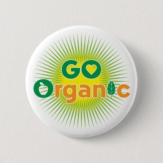 Go Organic Ronde Button 5,7 Cm (Voorkant)