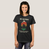 Go Outside Worst Case Scenario a Bear Kills You T-shirt (Voorkant volledig)