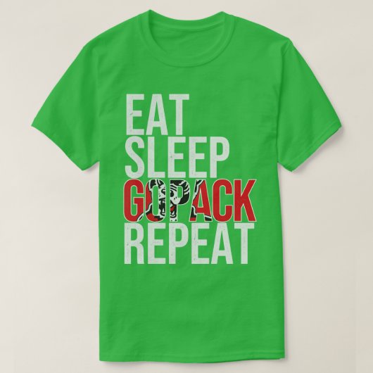 Go Pack NC T-shirt (Design voorkant)