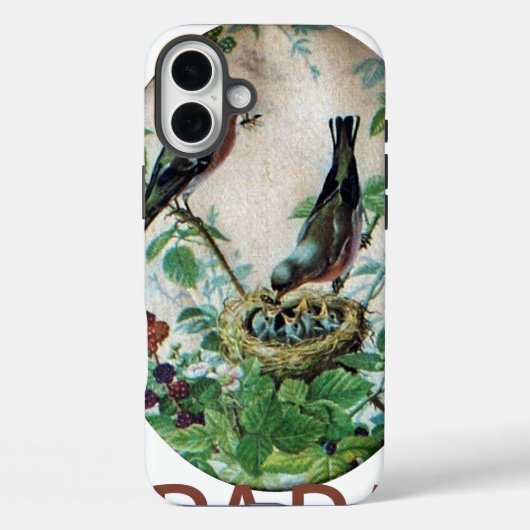 Go Papa Birds Art Print Case-Mate iPhone Case (Achterkant)