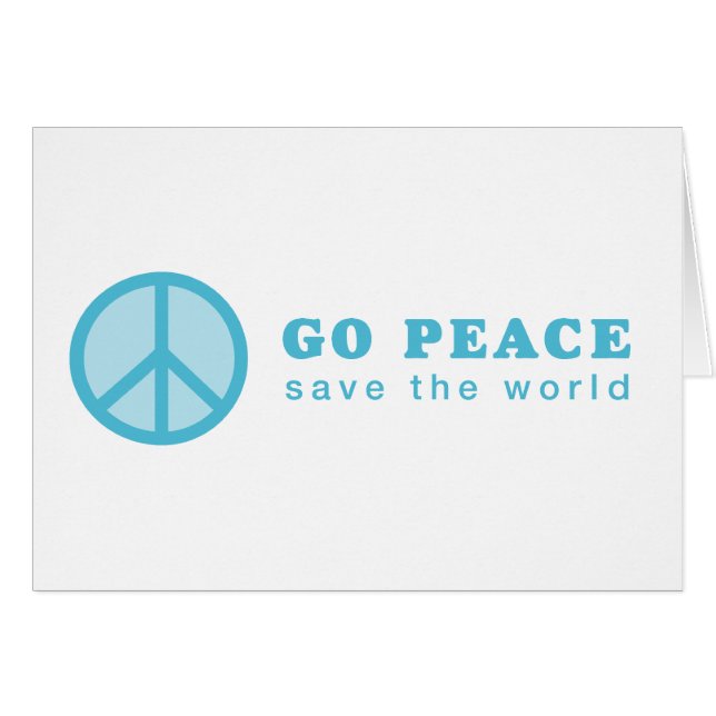 Go Peace (Bleu) (Devant horizontal)