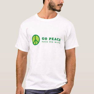 Go Peace (groen) T-shirt