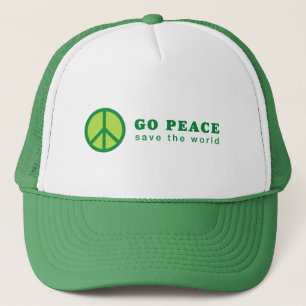 Go Peace (groen) Trucker Pet