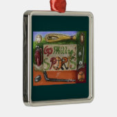 Go Philly Sports Square Ornament (Rechts)