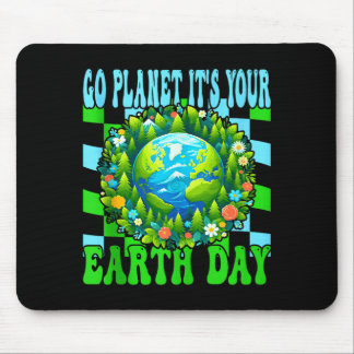 Go planet earth day cute earth nature lovers tank muismat
