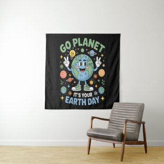 Go Planet Its Your Earth Day Wandkleed