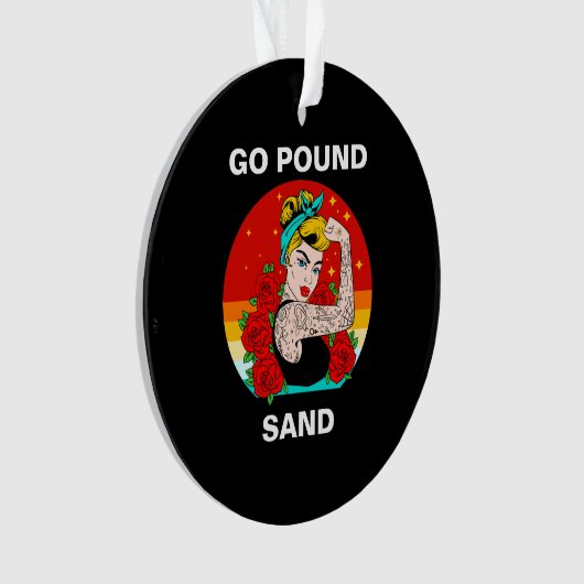 Go Pound Sand - Maman Flexing Bras Tatoué (devant)