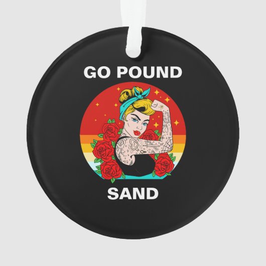 Go Pound Sand - Maman Flexing Bras Tatoué (dos)
