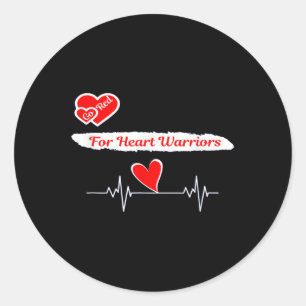Go Red February American Heart Health Awareness Mo Ronde Sticker