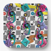 Go Retro cocktailservet Papieren Bordje (Voorkant)