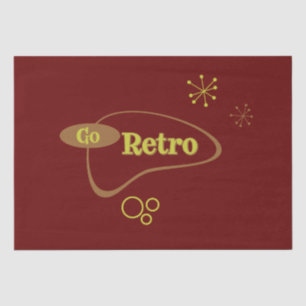 Go Retro MidCentury Modern Pattern Wrapping Paper Tissuepapier