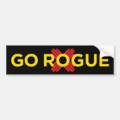 Go Rogue Bumpersticker (Voorkant)
