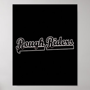 Go Rough Riders Voetbal Football Basketbal Poster