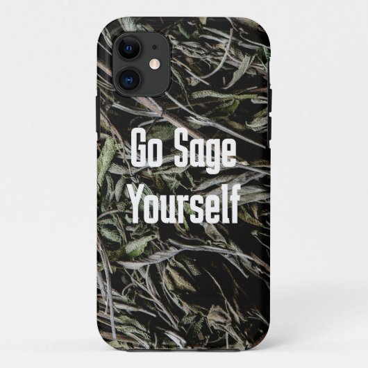 Go Sage Yourself Case-Mate iPhone Case (Achterkant)