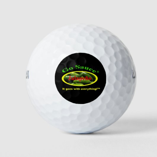 Go Sauce Golfballen (Voorkant)