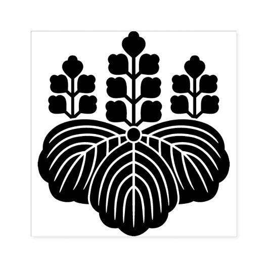 Go-Shichi no Kiri Pattern 五七の桐 Japanse stempel (Afrduk)