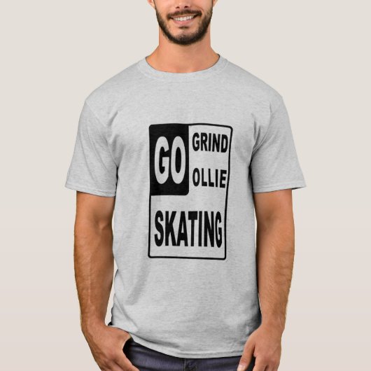 Go Skating T-Shirt (Voorkant)