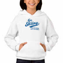 Go Skiing – Minimal Winter Sports Typography Desig