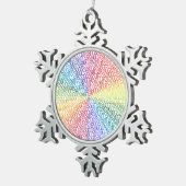 Go Soul! Tin Sneeuwvlok Ornament (Rechts)