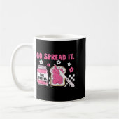 Go Spread It The Gospel Retro Funny Jar Floral Chr Koffiemok (Links)