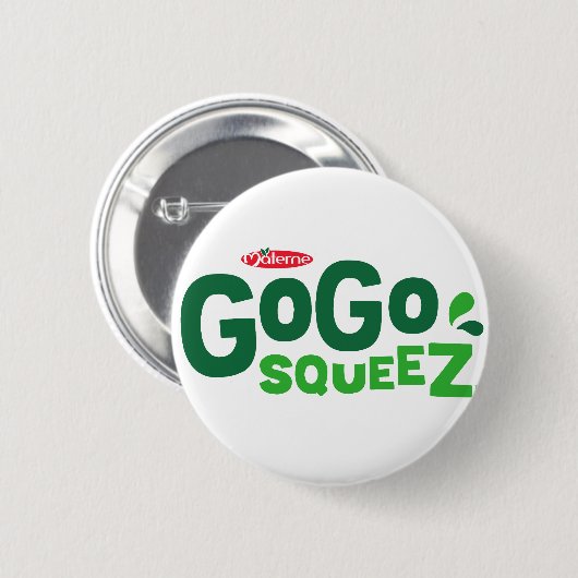 Go squeeZ logo Ronde Button 5,7 Cm (Voorkant /achterkant)