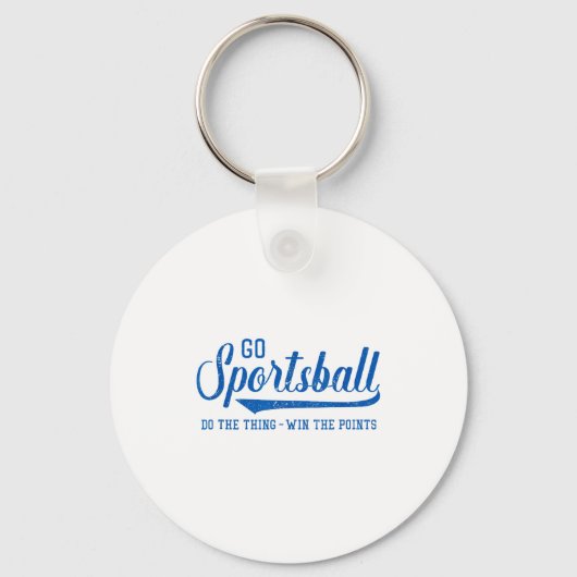 Go Srtsball! Do The Thing Win The Ints - Funny Srt Sleutelhanger (Voorkant)