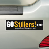Go Stillers N'nat Bumpersticker (Op auto)