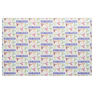 Go Team Combed Cotton Fabric Stof