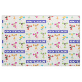 Go Team Combed Cotton Fabric Stof (Fat Quarter)