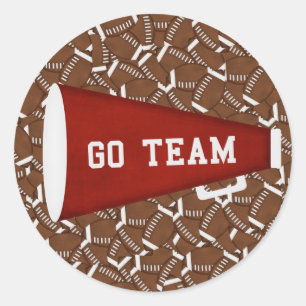 Go Team Ronde Sticker