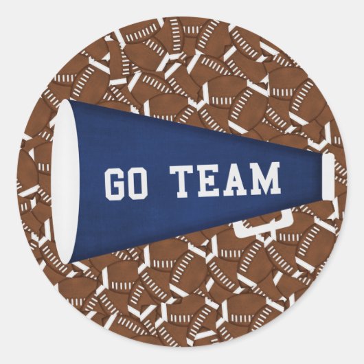 Go Team Ronde Sticker (Voorkant)