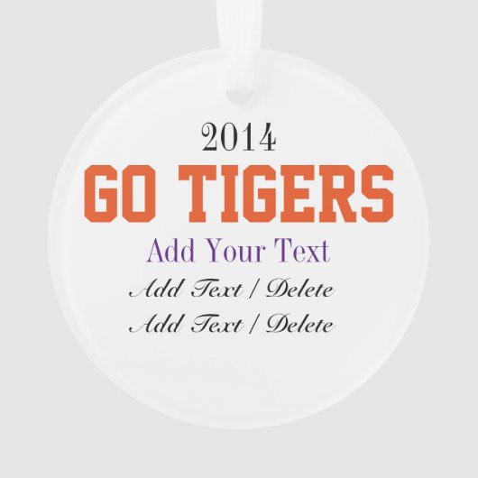 Go Tiger Orament - SRF (dos)