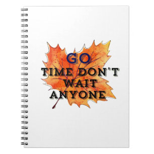 Go Time – Motivatie Quote Design voor de Fearle Notitieboek