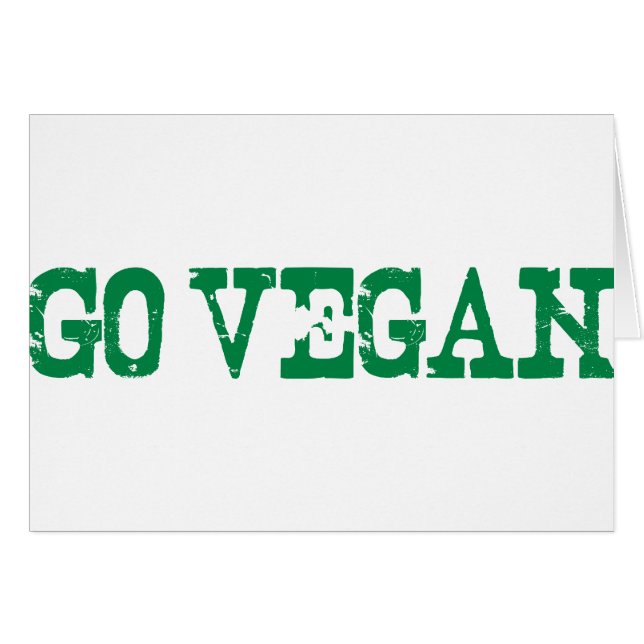 Go Vegan (Voorkant Horizontaal)