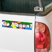 Go Vegan Bumpersticker (Op Truck)