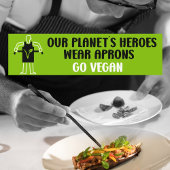 Go Vegan Bumpersticker