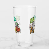 Go Vegan Glas (Links)