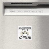 Go Vegan No Wool Magnet Magneet (Insitu (Vaatwasser))