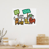Go Vegan Poster (Keuken)